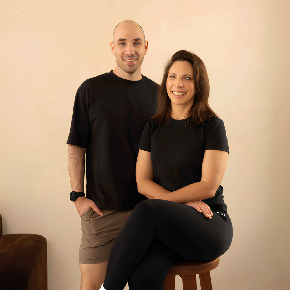 Peter and Amanda, the founders of Settl